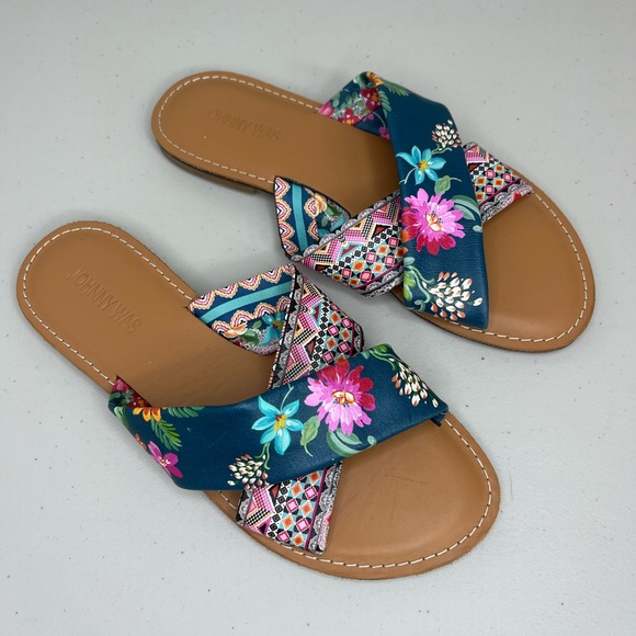 Johnny Was Sonoma Cross Sandal Women’s size 8 - Picture 1 of 11